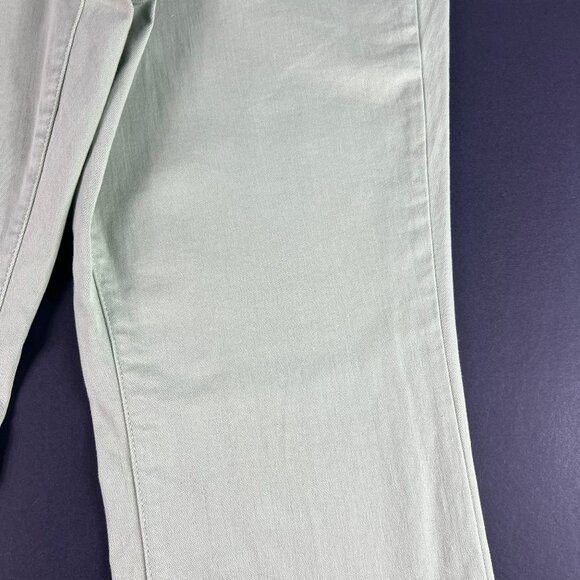 Not Your Daughters Jean Women Plus 42x28 High Rise Straight Green Denim Tag 20WT - Picture 3 of 16